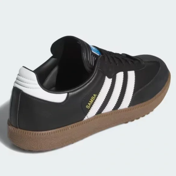 adidas Samba Golf Shoe Black Gum - Picture 6 of 12